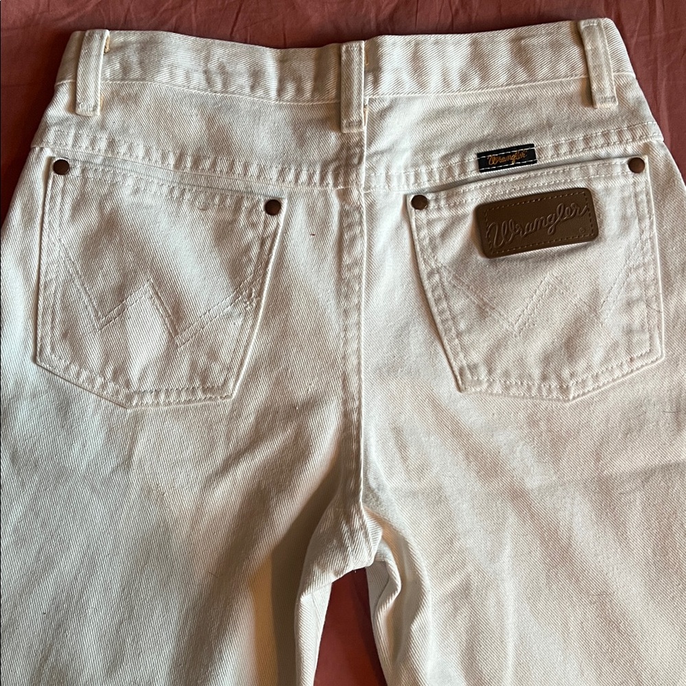 3 White Wrangler Jeans size 14 reg x 2 and 16 reg